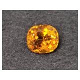 16.74 CT GOLDEN ORANGE CITRINE - CUSHION 16.74 CT GOLDEN ORANGE CITRINE - CUSHION