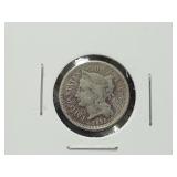 1865 THREE CENT NICKEL 1865 THREE CENT NICKEL