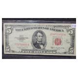 SERIES 1953-B RED SEAL $5 NOTE SERIES 1953-B RED SEAL $5 NOTE