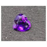 16.40 CT PURPLE AMETHYST - HEART CUT 16.40 CT PURPLE AMETHYST - HEART CUT