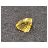 4.30 CT GOLDEN YELLOW CITRINE - TRILLION CUT 4.30 CT GOLDEN YELLOW CITRINE - TRILLION CUT