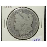 1880 MORGAN SILVER DOLLAR 1880 MORGAN SILVER DOLLAR