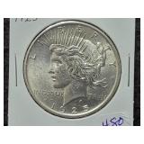 1925 PEACE SILVER DOLLAR 1925 PEACE SILVER DOLLAR
