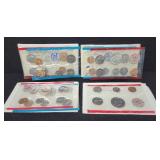 (3+) UNC COIN SETS: (2) 1968-P&D, 1972-P&D, (3+) UNC COIN SETS: (2) 1968-P&D, 1972-P&D,