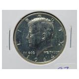 1964 ACCENTED HAIR KENNEDY PROOF HALF DOLLAR 1964 ACCENTED HAIR KENNEDY PROOF HALF DOLLAR