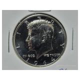 1964 ACCENTED HAIR KENNEDY PROOF HALF DOLLAR 1964 ACCENTED HAIR KENNEDY PROOF HALF DOLLAR