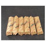 (6) ROLLS OF WHEAT CENTS (6) ROLLS OF WHEAT CENTS