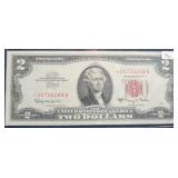 1963-A RED SEAL $2 STAR NOTE - NICE NOTE!! 1963-A RED SEAL $2 STAR NOTE - NICE NOTE!!