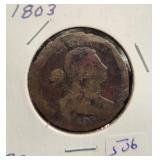 1803 DRAPED BUST LARGE CENT - TYPE 4 1803 DRAPED BUST LARGE CENT - TYPE 4