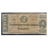$2 - 1864 CONFEDERATE STATES OF AMERICA NOTE $2 - 1864 CONFEDERATE STATES OF AMERICA NOTE