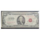 $100 - 1966 RED SEAL UNITED STATES NOTE $100 - 1966 RED SEAL UNITED STATES NOTE