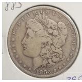 1883 MORGAN SILVER DOLLAR 1883 MORGAN SILVER DOLLAR