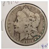 1891-O MORGAN SILVER DOLLAR 1891-O MORGAN SILVER DOLLAR