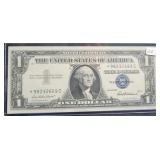 1957 $1 SILVER CERTIFICATE STAR NOTE - NICE 1957 $1 SILVER CERTIFICATE STAR NOTE - NICE
