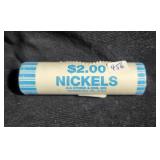 BANK ROLL OF WESTWARD JOURNEY BISON NICKELS BANK ROLL OF WESTWARD JOURNEY BISON NICKELS