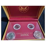 IOWA STATE QUARTER COLLECTION - 3 COINS IN IOWA STATE QUARTER COLLECTION - 3 COINS IN