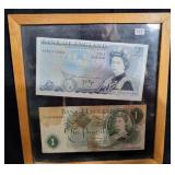 ENGLAND 1 AND 5 POUND NOTES ENGLAND 1 AND 5 POUND NOTES