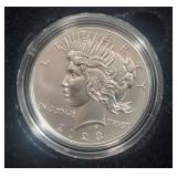 2023-P PEACE SILVER DOLLAR W/BOX AND COA 2023-P PEACE SILVER DOLLAR W/BOX AND COA