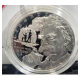 2016 MARK TWAIN COMMEMORATIVE SILVER DOLLAR 2016 MARK TWAIN COMMEMORATIVE SILVER DOLLAR
