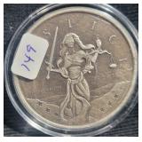 2022 GIBRALTER JUSTICE - 1 OZ SILVER ROUND - 2022 GIBRALTER JUSTICE - 1 OZ SILVER ROUND -
