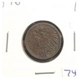 1896 GERMAN 1 PFENNIG COIN 1896 GERMAN 1 PFENNIG COIN
