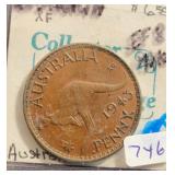 1943 AUSTRALIA LARGE PENNY 1943 AUSTRALIA LARGE PENNY