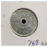 WASHINGTON TAX TOKEN WASHINGTON TAX TOKEN