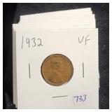 (10) LINCOLN WHEAT CENTS: 1932, 1932-D, 1939-1942, (10) LINCOLN WHEAT CENTS: 1932, 1932-D, 1939-1942,