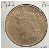1922 PEACE SILVER DOLLAR 1922 PEACE SILVER DOLLAR