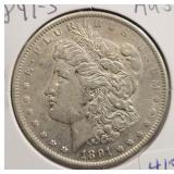 1891-S MORGAN SILVER DOLLAR 1891-S MORGAN SILVER DOLLAR