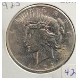 1925 PEACE SILVER DOLLAR 1925 PEACE SILVER DOLLAR
