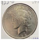 1922-D PEACE SILVER DOLLAR 1922-D PEACE SILVER DOLLAR