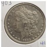 1903 MORGAN SILVER DOLLAR 1903 MORGAN SILVER DOLLAR