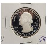 2019-S SILVER PROOF WASHINGTON QUARTER - WAR IN 2019-S SILVER PROOF WASHINGTON QUARTER - WAR IN