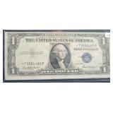 1935-F $1 SILVER CERTIFICATE STAR NOTE - NICE 1935-F $1 SILVER CERTIFICATE STAR NOTE - NICE