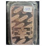 1982 LIBERTY 5 OZ SILVER BAR BY MTB 1982 LIBERTY 5 OZ SILVER BAR BY MTB