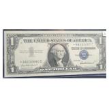 1957 $1 SILVER CERTIFICATE STAR NOTE - NICE 1957 $1 SILVER CERTIFICATE STAR NOTE - NICE