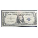 1957 $1 SILVER CERTIFICATE STAR NOTE - NICE 1957 $1 SILVER CERTIFICATE STAR NOTE - NICE