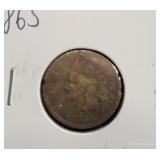 1865 INDIAN HEAD CENT 1865 INDIAN HEAD CENT