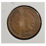 1881 INDIAN HEAD CENT 1881 INDIAN HEAD CENT
