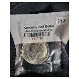 1969-D KENNEDY HALF DOLLAR - UNC - 40% - 1969-D KENNEDY HALF DOLLAR - UNC - 40% -