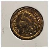 1907 INDIAN HEAD CENT - GOLD PLATED 1907 INDIAN HEAD CENT - GOLD PLATED