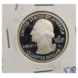 2015-S SILVER PROOF WASHINGTON QUARTER - KISATCHIE 2015-S SILVER PROOF WASHINGTON QUARTER - KISATCHIE