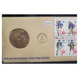 1975 BICENTENNIAL MEDAL - PAUL REVERE - MEDAL AND 1975 BICENTENNIAL MEDAL - PAUL REVERE - MEDAL AND