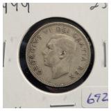1949 CANADA SILVER QUARTER 1949 CANADA SILVER QUARTER