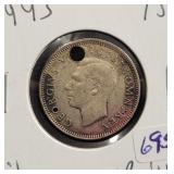 1943 BRITISH SILVER 1 SHILLING 1943 BRITISH SILVER 1 SHILLING