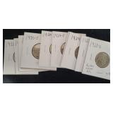 (10) BUFFALO NICKELS: 1928-D,1928-S,1929, 1929-D, (10) BUFFALO NICKELS: 1928-D,1928-S,1929, 1929-D,