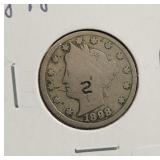 1898 LIBERTY "V" NICKEL 1898 LIBERTY "V" NICKEL