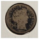 1894-O BARBER DIME 1894-O BARBER DIME