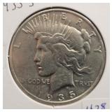 1935-S PEACE SILVER DOLLAR 1935-S PEACE SILVER DOLLAR